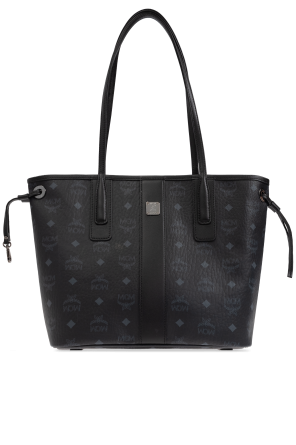 MCM ブラック ボディバッグ Large Dia Shopper in Calfskin Leather Black | MCM ®US